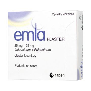 Emla Plaster, 25mg+25mg, plast.leczn,(i.rów)MDZ,Portug,2szt
