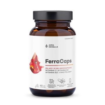 FerraCaps żelazo 30 mg mikrokapsułki, 60 szt.