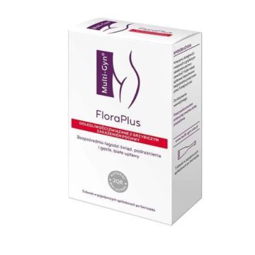 Multi-Gyn FloraPlus, żel dopochwowy, tubki, 5 szt.