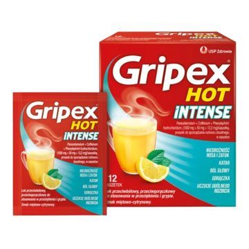 Gripex Hot Intense, prosz.d/sp.roztw.doustn., 12 sasz.