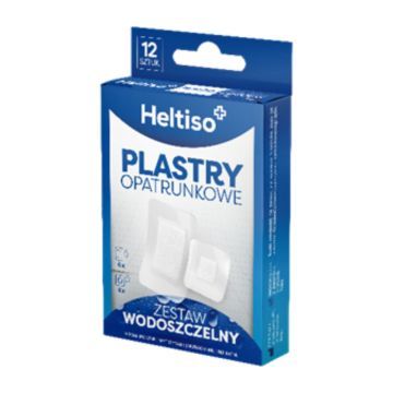 HELTISO, Plastry opatrunkowe, Zestaw Wodoszczelny, 12 szt.