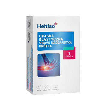 Heltiso opaska elastyczna stawu nadgarstkowego krótka, rozmiar S