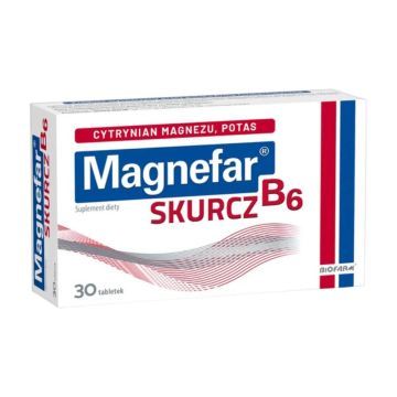Magnefar B6 Skurcz, tabl.powl., 30szt