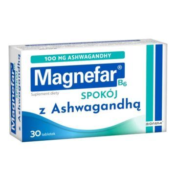 Magnefar B6 spokój, tabl.powl., 30 szt