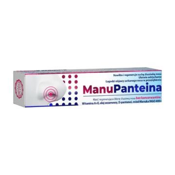 ManuPanteina, maść, regenerująca skórę okolic nosa, 10 g