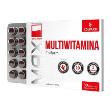 Max Multiwitamina Colfarm, tabletki, 30 szt.