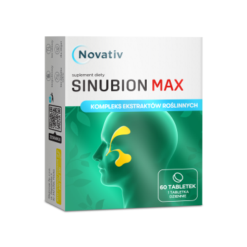 Novativ Sinubion Max, tabletki powlekane, 60 sztuk