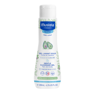 Mustela Bebe-Enfant, zel, delikatny,do mycia,z awokado,200ml