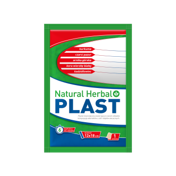 Plaster ziołowy Natural Herbal, 1 szt.