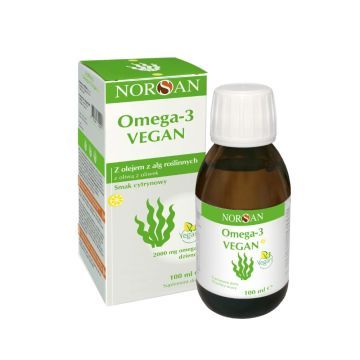 Norsan, Omega-3 Vegan olej z alg morskich, 100 ml