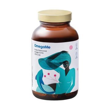 OmegaMe, kapsułki miękkie, trójglicerydy kwasów tłuszczowych Omega-3, EPA i DHA z ryb, 60 szt.