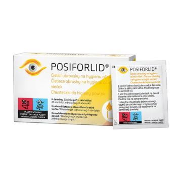 Posiforlid, chust.,do higieny powiek, 20 szt