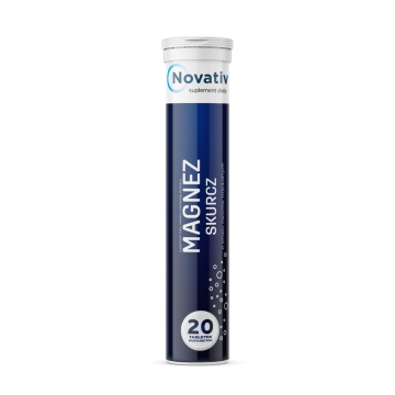  Novativ Magnez Skurcz, tabletki musujące, 20 sztuk