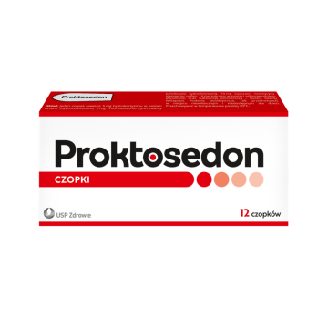 Proktosedon, czopki doodbytnicze, 12 szt.