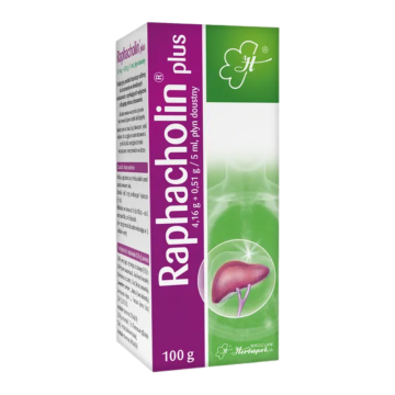 Raphacholin plus (Cholesol), 4,16g+0,51g/5ml, płyn doustny, 100g