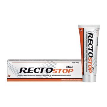 Rectostop plus, krem, do pielęgn.skóry okolic odbytu, 50 g
