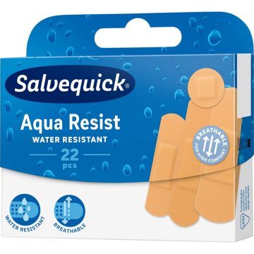 Salvequick, plastry wodoodporne, mix, 22 szt.