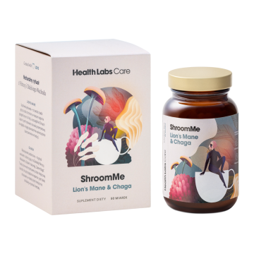 ShroomMe Lion`s Mane Chaga, proszek, 45,5 g (90 porcji)
