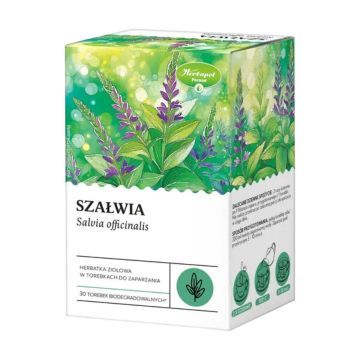 Szałwia, herbatka zioł., 1,2 g, 30  sasz.
