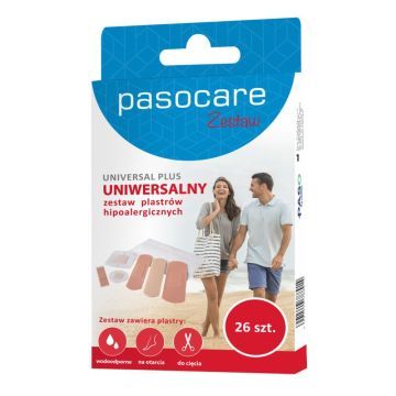 Uniwersalny zestaw plastrów hipoalergicznych pasocare universal plus