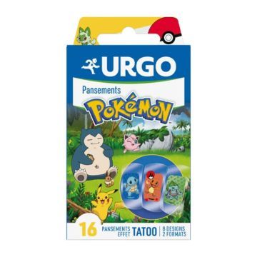 Urgo Pokemon, opatr., 16 szt