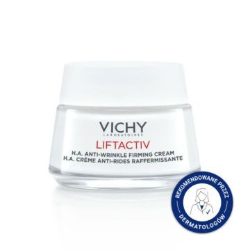 Vichy Liftactiv Supreme, przeciwzmarszczkowy krem ujędrniający z kwasem hialuronowym do skóry normalnej i mieszanej, 50 ml