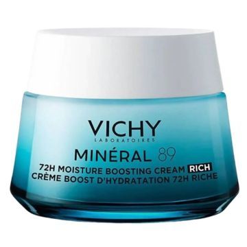 Vichy Mineral 89, krem, booster,nawilz.,bogaty,72 h, 50 ml