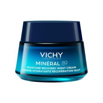 Vichy Mineral 89, krem nawilżająco-regenerujący z melatoniną na noc, 50 ml