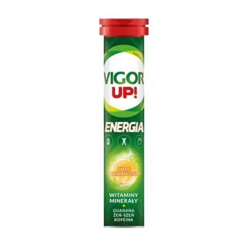 Vigor Up! Energia sm.pomarańczowy, tabl.musuj., 20 szt