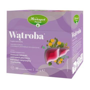 Wątroba, herbatka zioł., 1,8 g, 20 sasz.