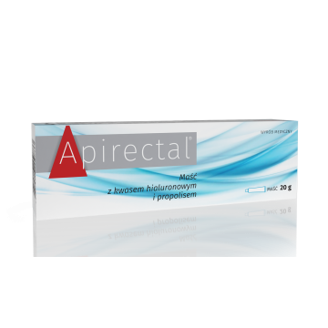 Apirectal, maść z kwasem hialuronowym i propolisem, 20 g