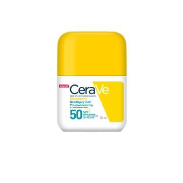 CeraVe, Fluid nawilżający przeciwsłoneczny, SPF50, 50 ml