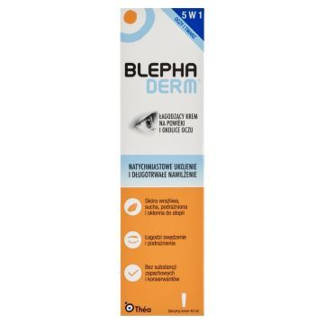 Blephaderm, krem łagodzący na powieki i okolice oczu, 40 ml