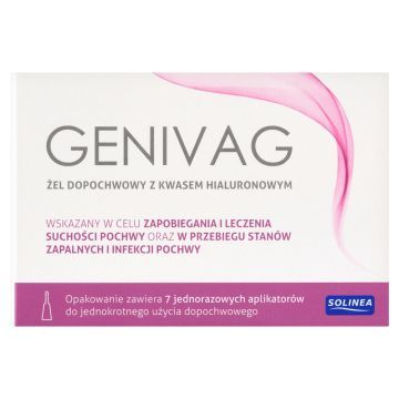 Genivag, zel dopochw., 5 g ,7 aplikatorow