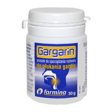 Gargarin, proszek do sporządzania roztworu do płukania gardła, 30 g