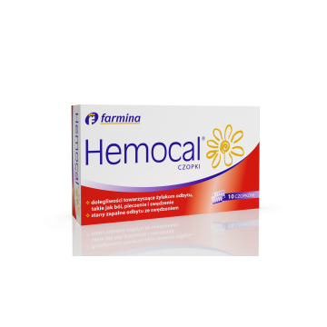 Hemocal, czopki, 10 szt