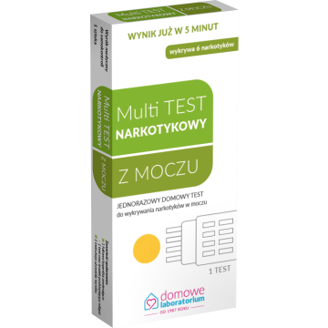  Multi Test do wykrywania narkotyków w moczu, 1 zestaw