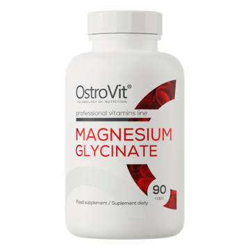 OstroVit, Glicynian Magnezu, kapsułki, 90 szt.
