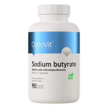 OstroVit, Sodium Butyrate, kapsułki, 90 szt.