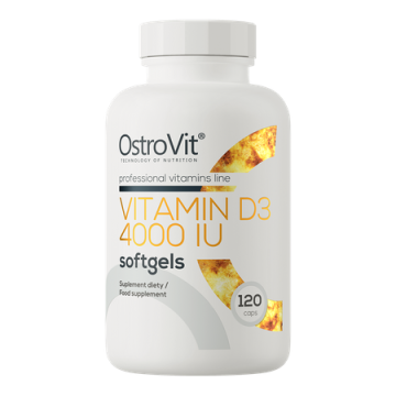 OstroVit, Vitamin D3 4000 IU, kapsułki, 120 szt.