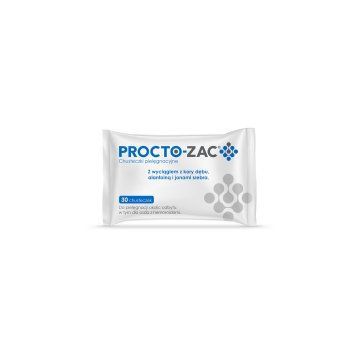 Procto-Zac, chusteczki, pielęgnacyjne, 30 szt