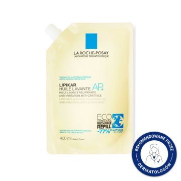 La Roche-P Lipikar Huile Lavante AP+, olejek myjacy, 400ml, refill