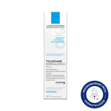 La Roche-Posay Toleriane Dermallergo, krem na noc, 40 ml