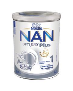 Nestle Nan Optipro Plus 1, 5 HMO, mleko początkowe dla niemowląt od urodzenia, 800 g