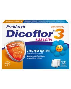 Dicoflor 3, proszek, 12 saszetek